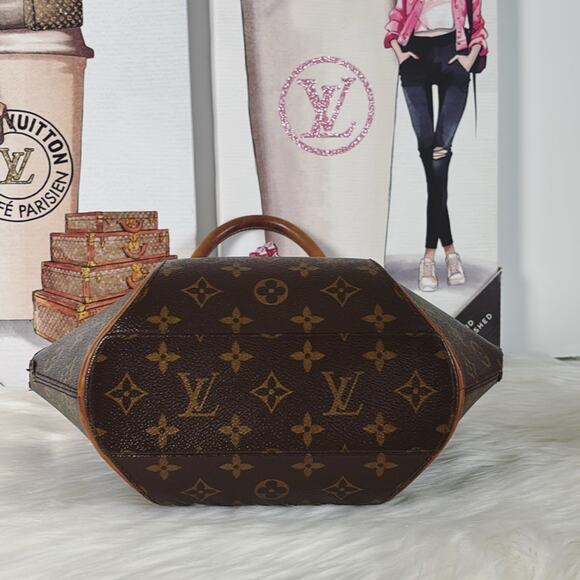 AUTHENTIC LOUIS VUITTON ELLIPSE PM HANDBAG MONOGRAM TH0033 - Picture 7 of 13